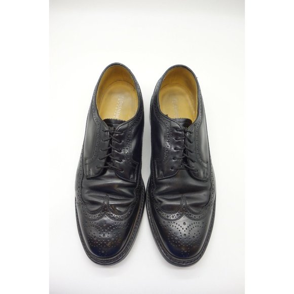 Florsheim Imperial Black Longwing Wingtip Lace Up Oxfords Shoes Men\'s 10.5 EEE main image 12